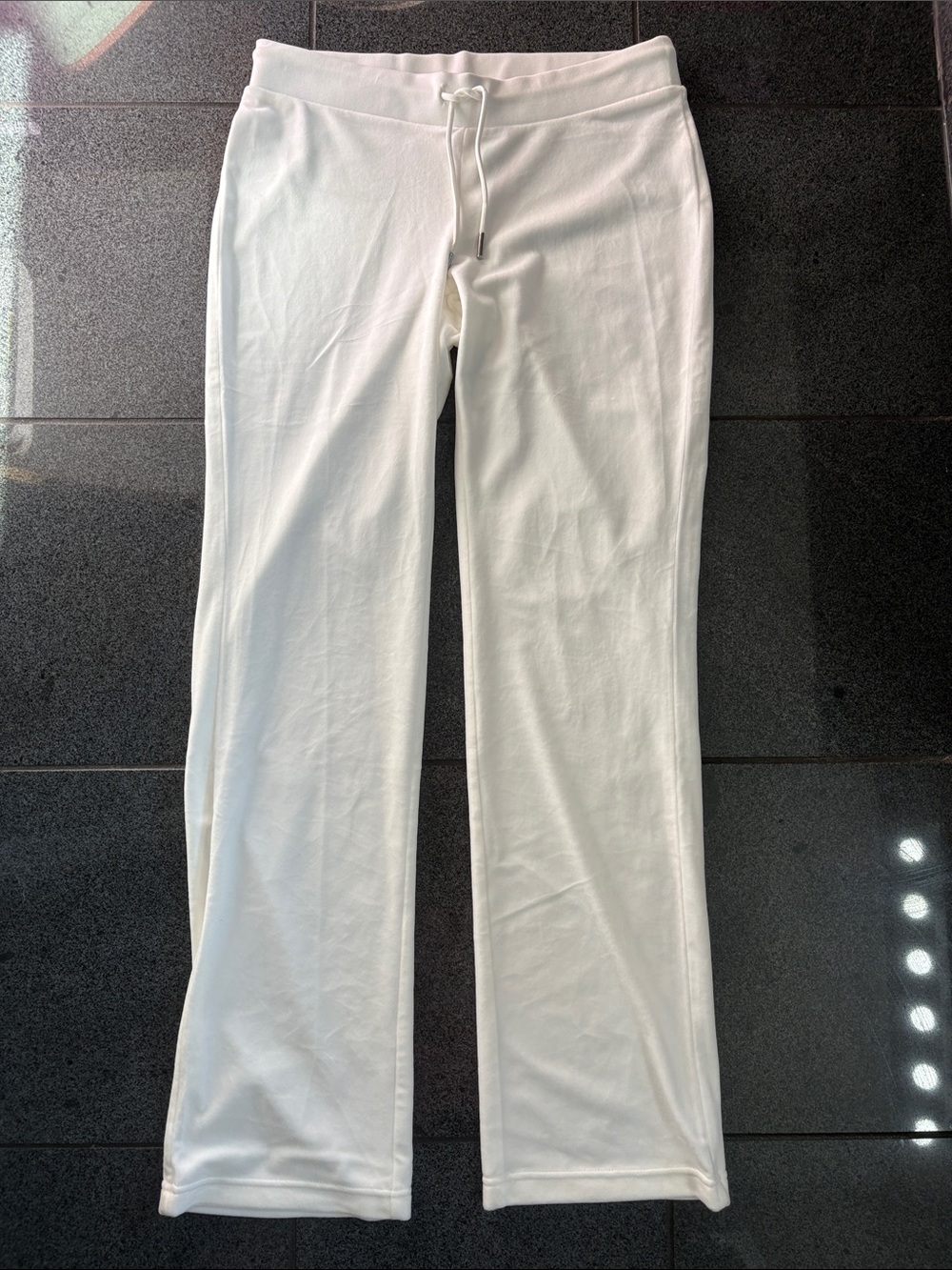 Juicy Couture White Women’s Drawstring Sweatpants